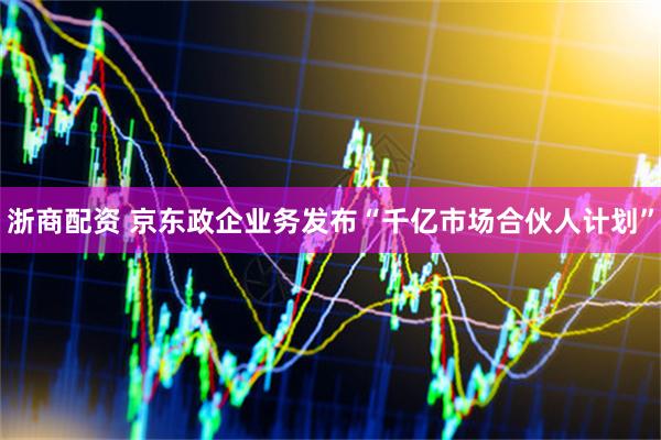 浙商配资 京东政企业务发布“千亿市场合伙人计划”