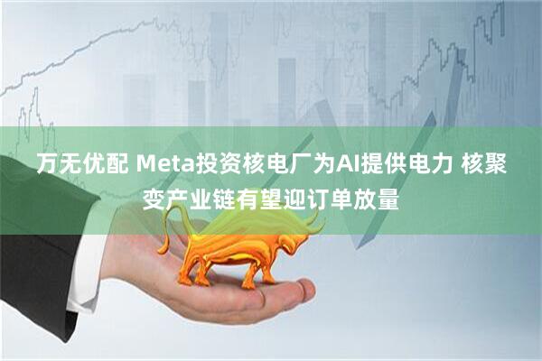 万无优配 Meta投资核电厂为AI提供电力 核聚变产业链有望迎订单放量
